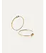 Jenny Bird Icon Hoops medium gold
