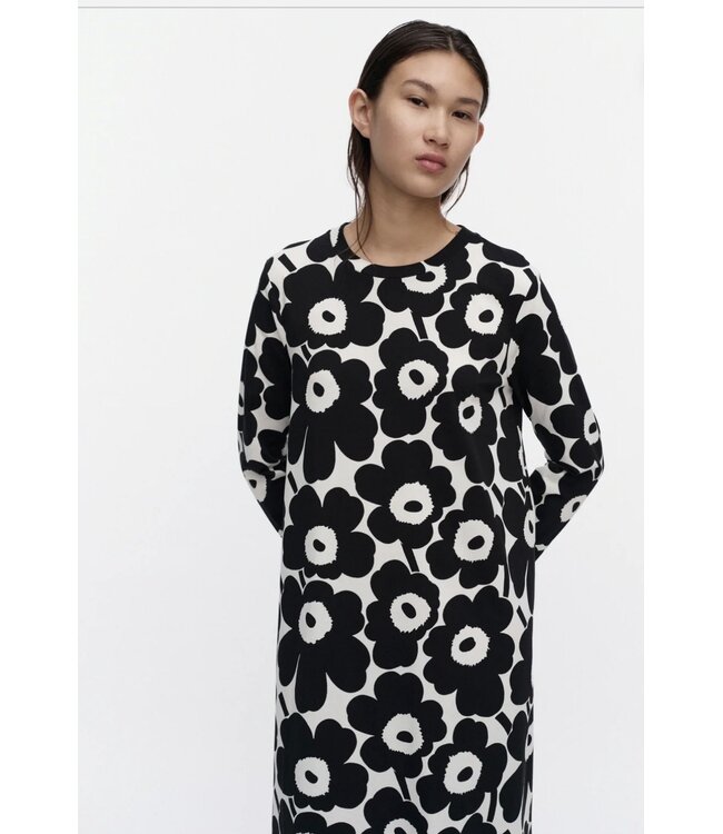 Marimekko Hujanhajan unikko jersey dress