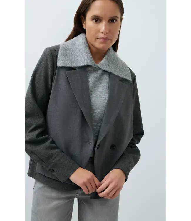 Yaya Woven loose fit cut & sew blazer