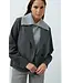 Yaya Woven loose fit cut & sew blazer
