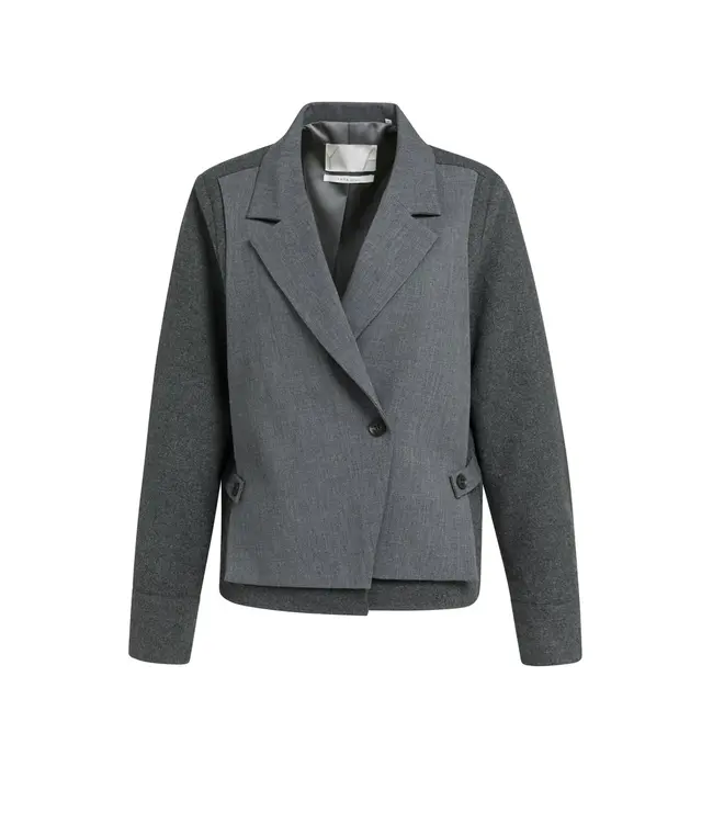 Yaya Woven loose fit cut & sew blazer