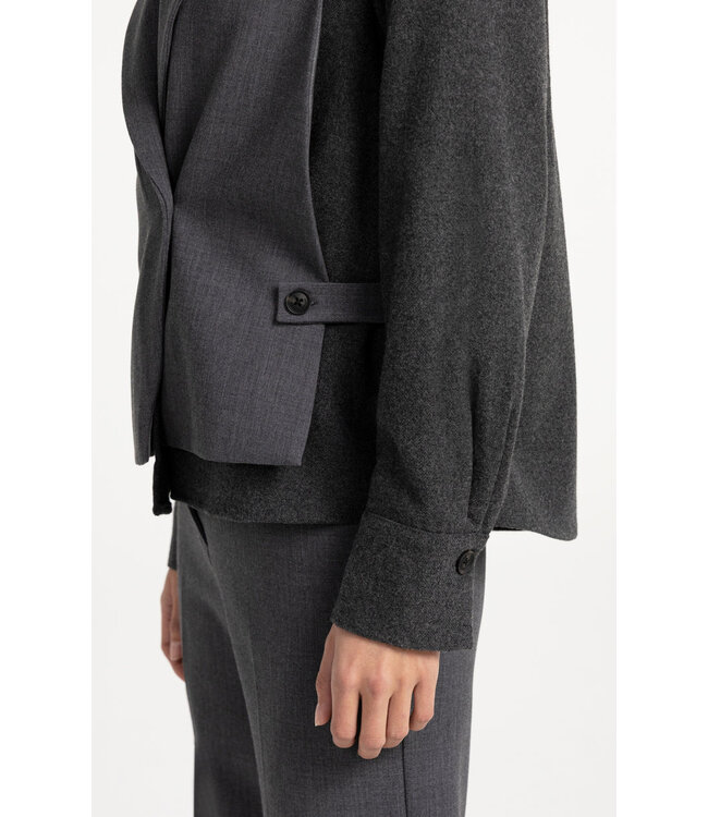 Yaya Woven loose fit cut & sew blazer