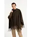 Yaya Poncho w/twisted fringe