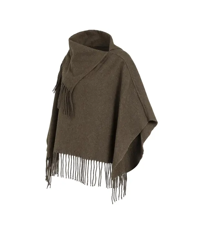 Yaya Poncho w/twisted fringe