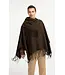 Yaya Poncho w/twisted fringe