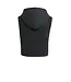Yaya Sleeveless sweater w/jersey hoodie