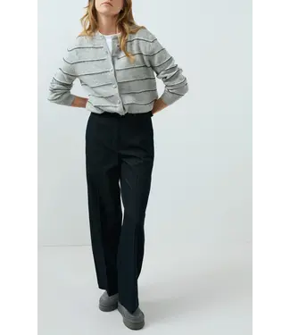 Yaya Knitted striped cardigan