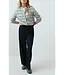 Yaya Knitted striped cardigan