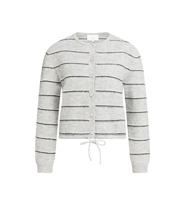 Yaya Knitted striped cardigan