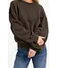 Yaya Washed sweatshirt w/balloon sleeve