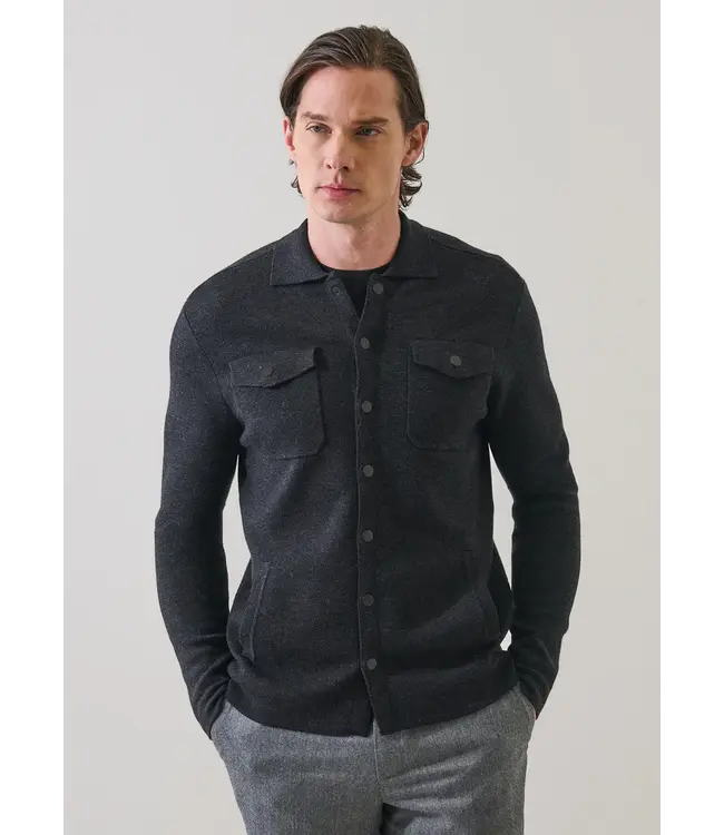 Patrick Assaraf Men's milano stitch shirt jacket
