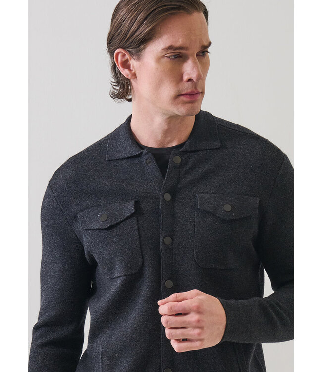 Patrick Assaraf Men's milano stitch shirt jacket
