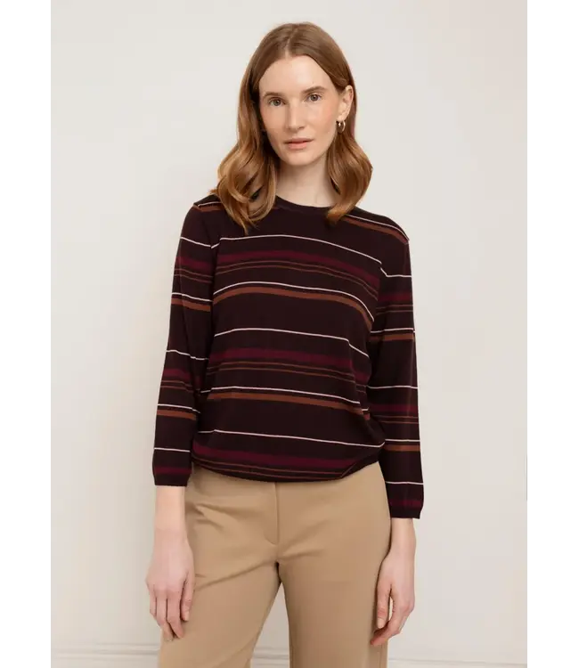 Paper Label Cecily striped crew