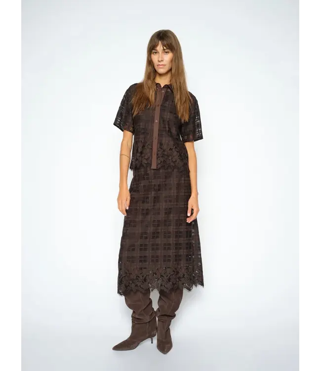 Mos Mosh Bia checko lace skirt