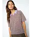 Mos Mosh Milvi ss stripe polo knit