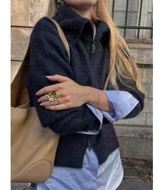Mos Mosh Hulda knit zip cardigan