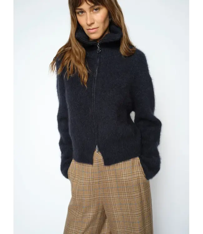 Mos Mosh Hulda knit zip cardigan