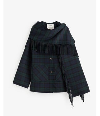 Yerse Short handmade coat w/scarf