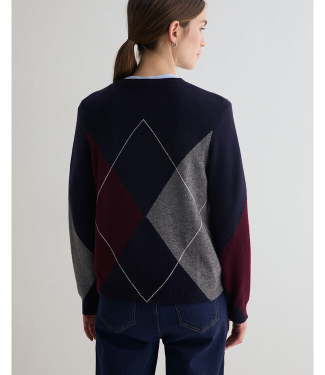 Yerse  Diamond pattern sweater
