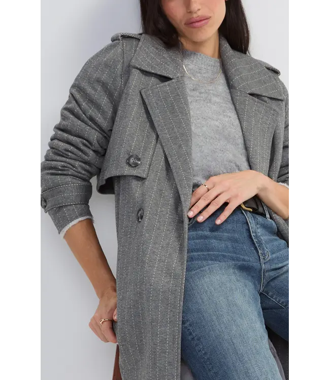 Liverpool Canada Maxi belted trench coat
