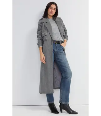 Liverpool Canada Maxi belted trench coat
