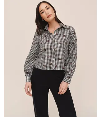 Bella Dahl Long sleeve crop button down