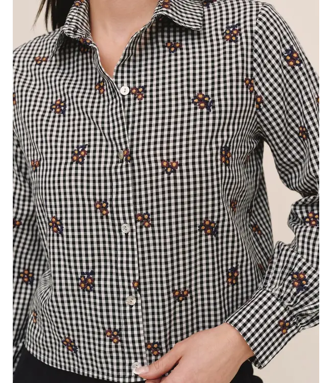 Bella Dahl Long sleeve crop button down