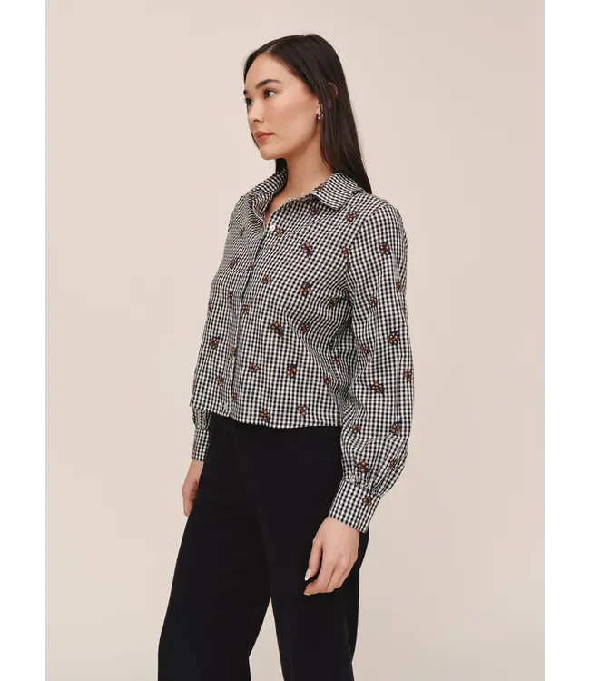 Bella Dahl Long sleeve crop button down