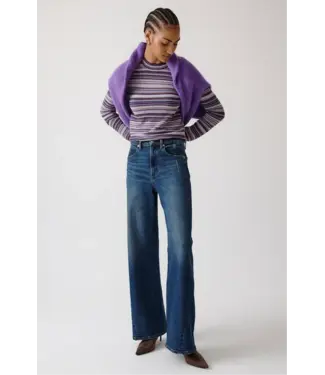 Pistola Kyra high rise bowed leg jean