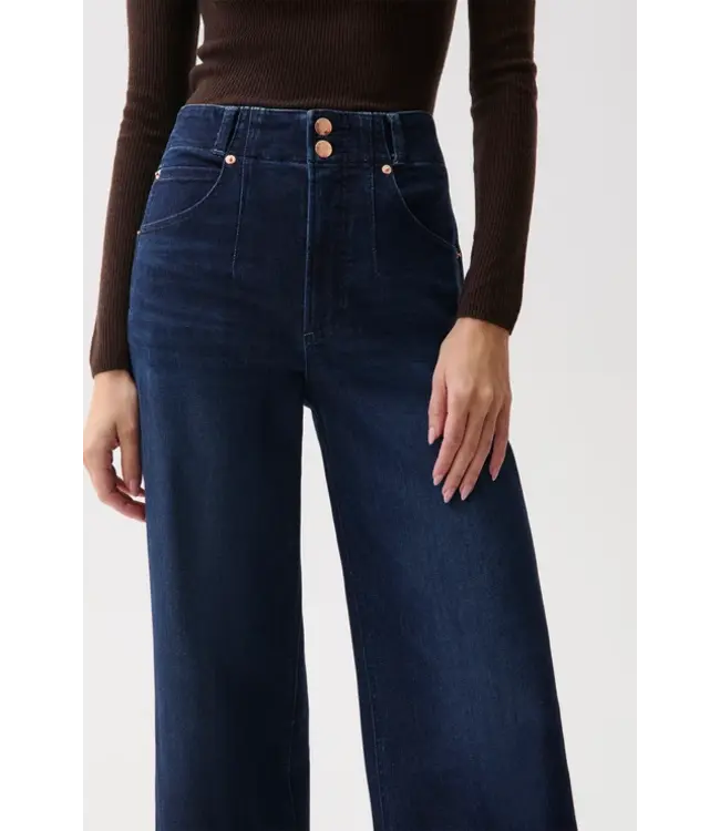 Pistola Lana double button high rise jean