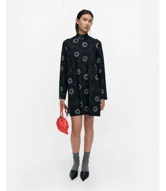 Marimekko Tuskin unikko jersey dress