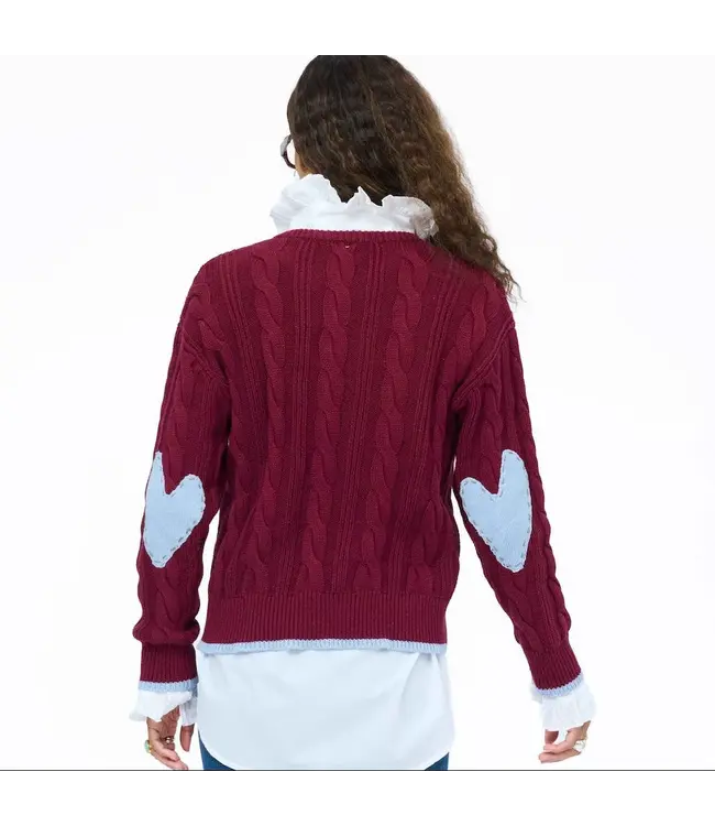 Kerri Rosenthal Maxwork cable pullover
