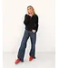 Kerri Rosenthal Femme ruffle henley sweater