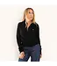 Kerri Rosenthal Femme ruffle henley sweater