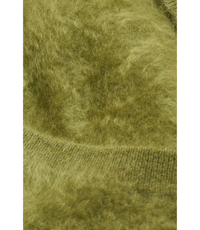 Cashmere clouds brushed cardigan