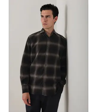 Patrick Assaraf Men's plaid shirt