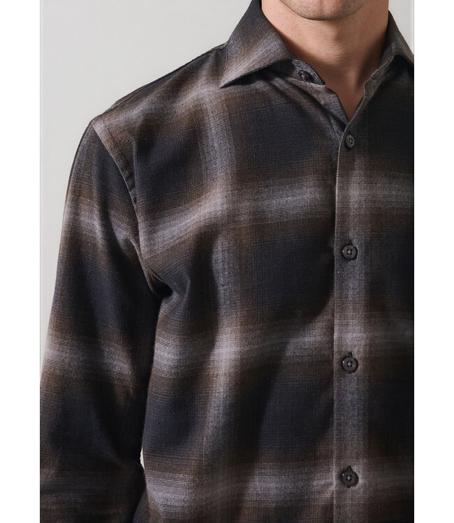 Patrick Assaraf Men's plaid shirt
