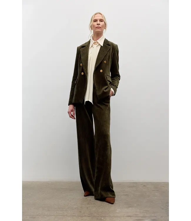 Iris Setlakwe Corduroy double breasted jacket