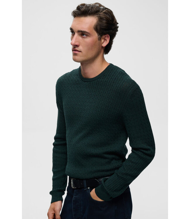Matinique Margrate cable knit crew