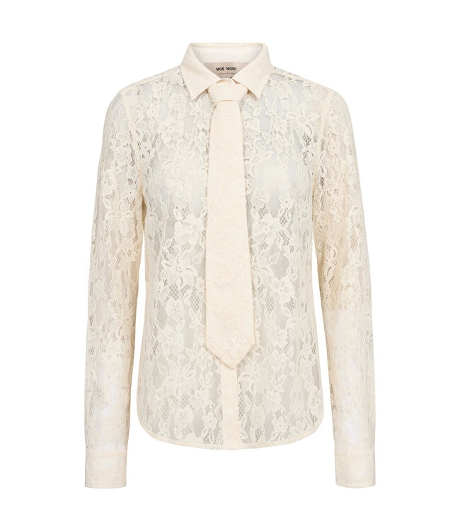 Mos Mosh Kether lace tie shirt