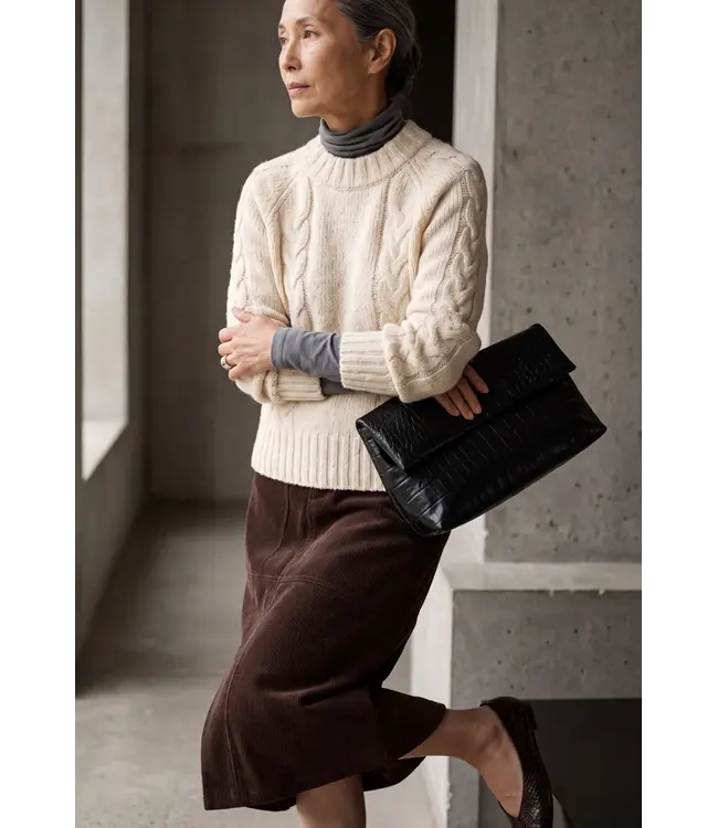Paper Label Hana cable sweater