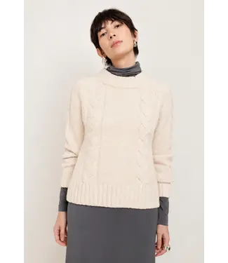 Paper Label Hana cable sweater