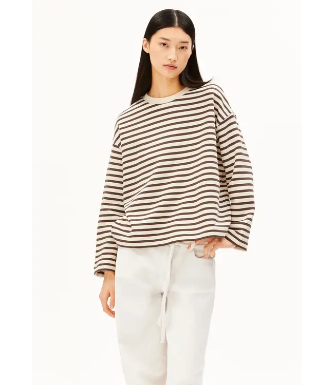 Armed Angels Frankaa Maarlen stripe sweatshirt
