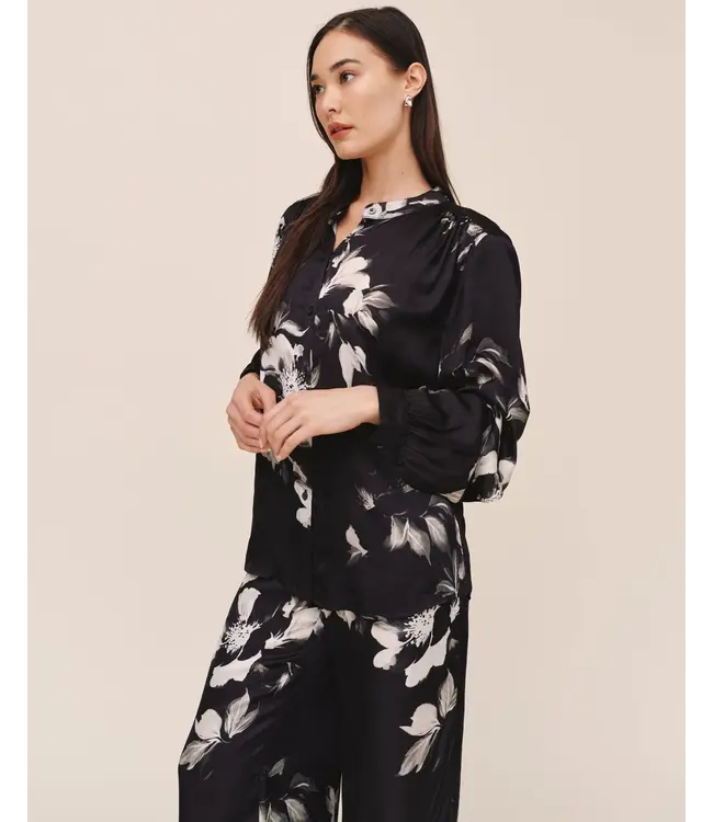 Bella Dahl Long sleeve mandarin collar shirt