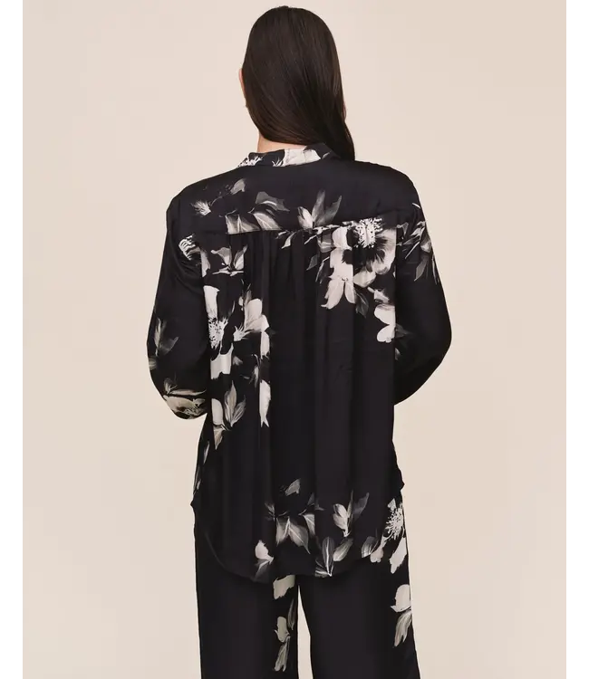 Bella Dahl Long sleeve mandarin collar shirt