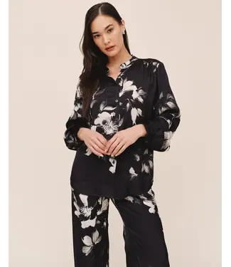 Bella Dahl Long sleeve mandarin collar shirt