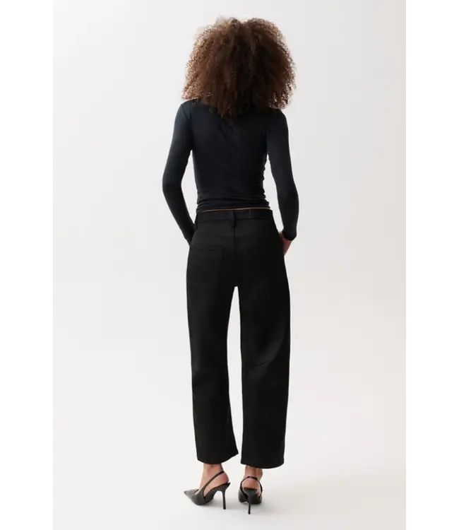 Pistola Beau sateen seamed crescent leg