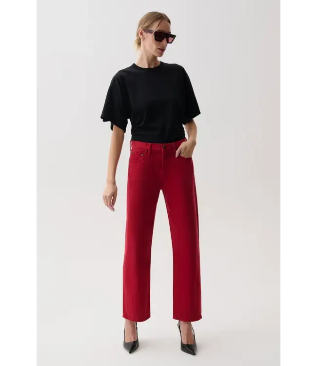 Pistola Lexi mid rise bowed straight