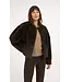Yaya Oversized faux fur jacket