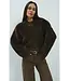 Yaya Oversized faux fur jacket